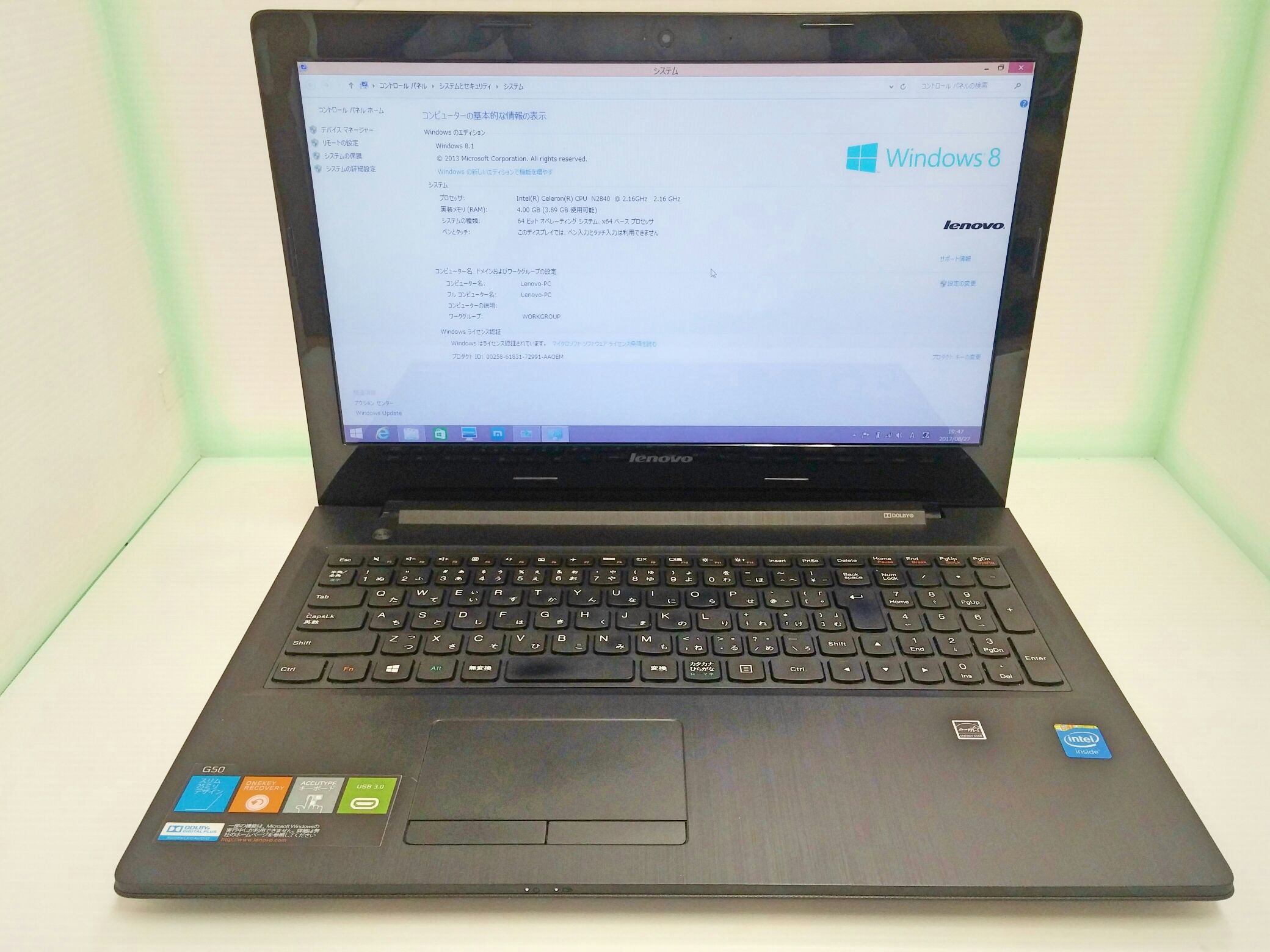 lenovo g50-30 ノートパソコン ノートパソコン/LENOVO/80G0/Lenovo G50-30/Intel(R) Celeron(R
