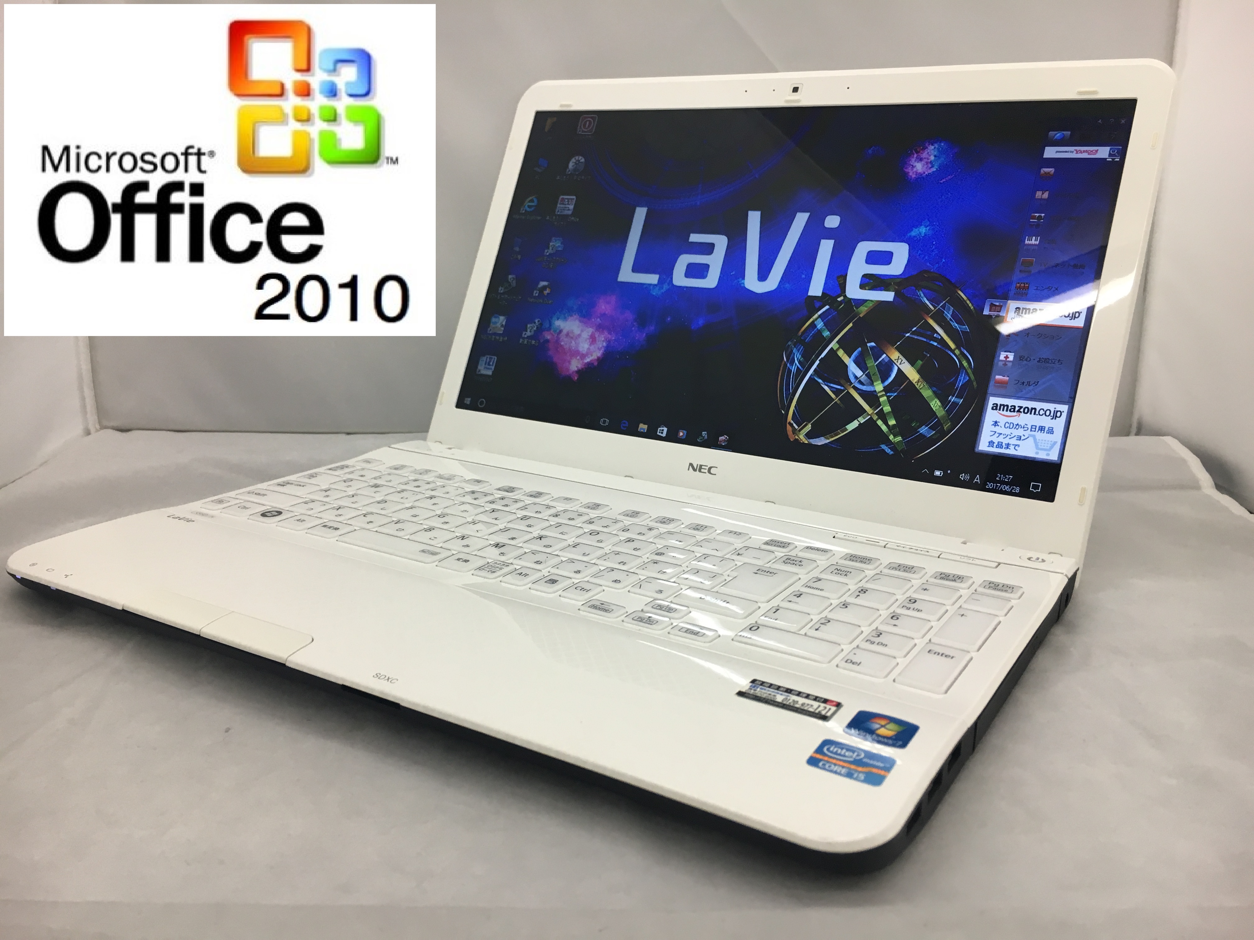 【美品・高速・Office付】NEC LaVie LS550/R Corei5 NEC LaVie LS550/H (Core i5 3210M 2.5GHz 4GB 500GB )第三世代