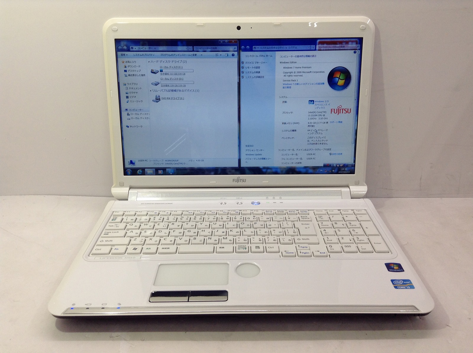 LIFEBOOK AH54／D FMVA54DB〔Windows 10〕パソコン Amazon.co.jp: 富士通 LIFEBOOK AH54/D シャイニーブラック
