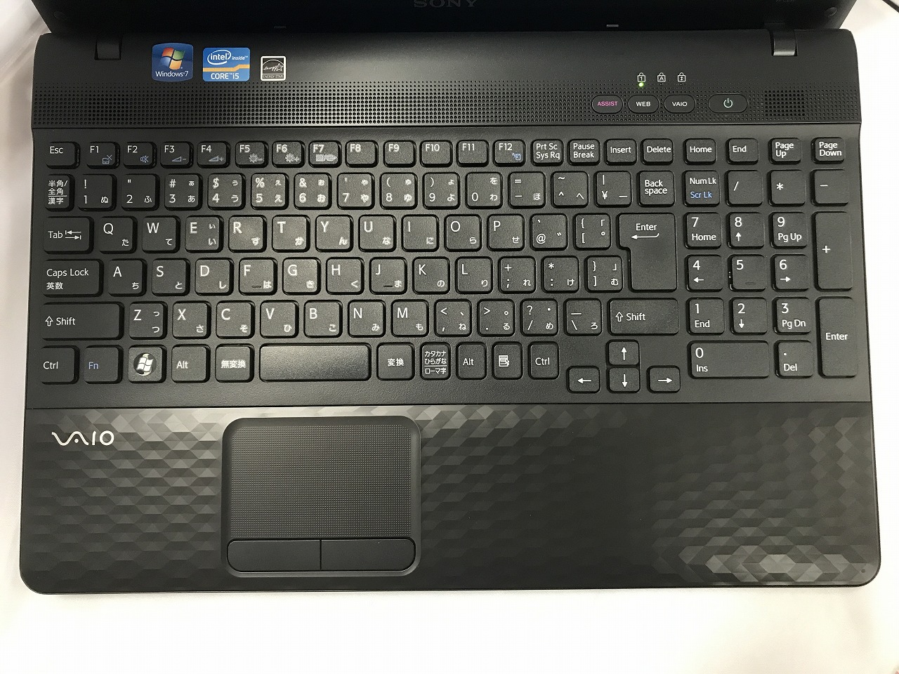 SONY - ソニーノートパソコン本体　VPCEH28FJ  オフィス SONY 中古パソコン Windows 10 office搭載 15.5型 VAIO VPCEH
