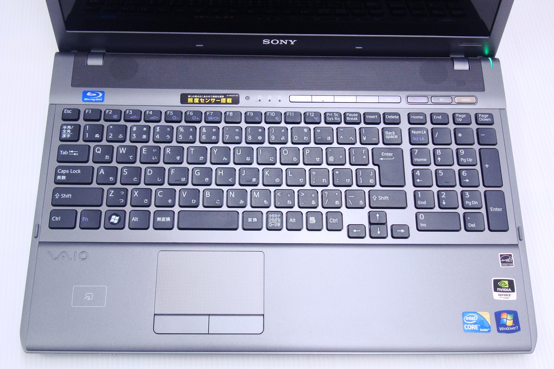 VAIO ノートパソコン　PCG-81212N SONY VAIO PCG-81212N (Corei5 2.40GHz/4GB/500GB) ブルーレイ