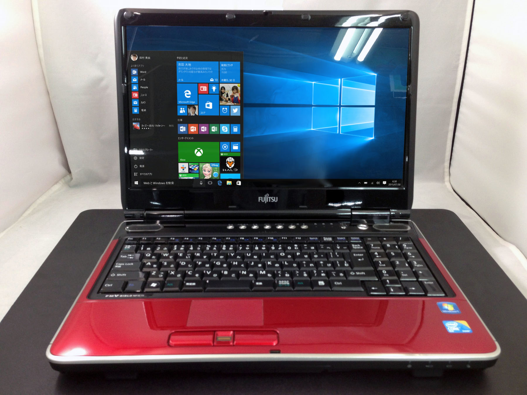 Windows10 ノートパソコン FMV-BIBLO NF/E75 すぐに使用できます