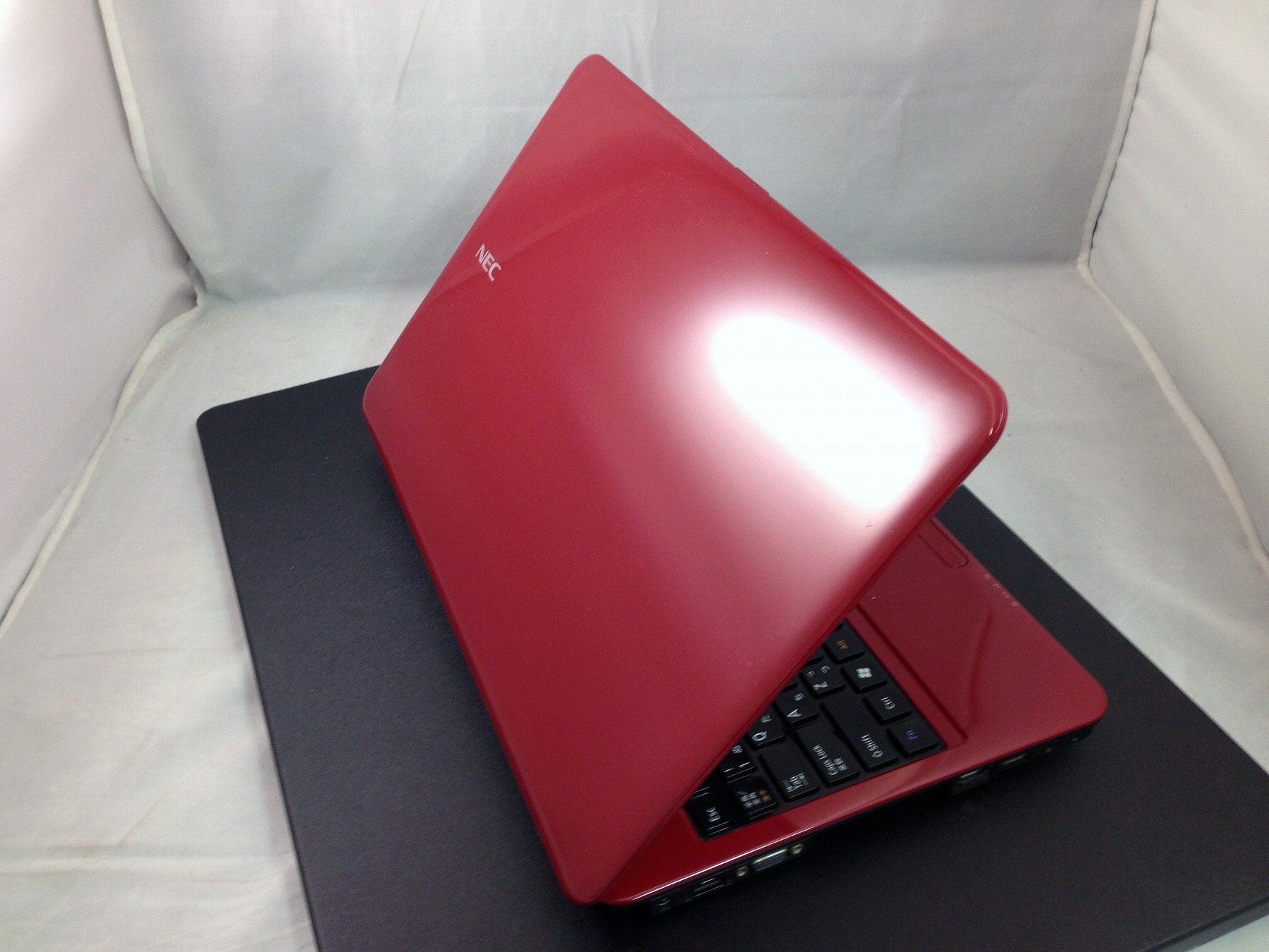 レッド 赤 ノートPC LS150HS6R 4GB 750GB RW 無線 中古】格安安心パソコン LaVie S LS150／HS PC-LS150HS6R クロス