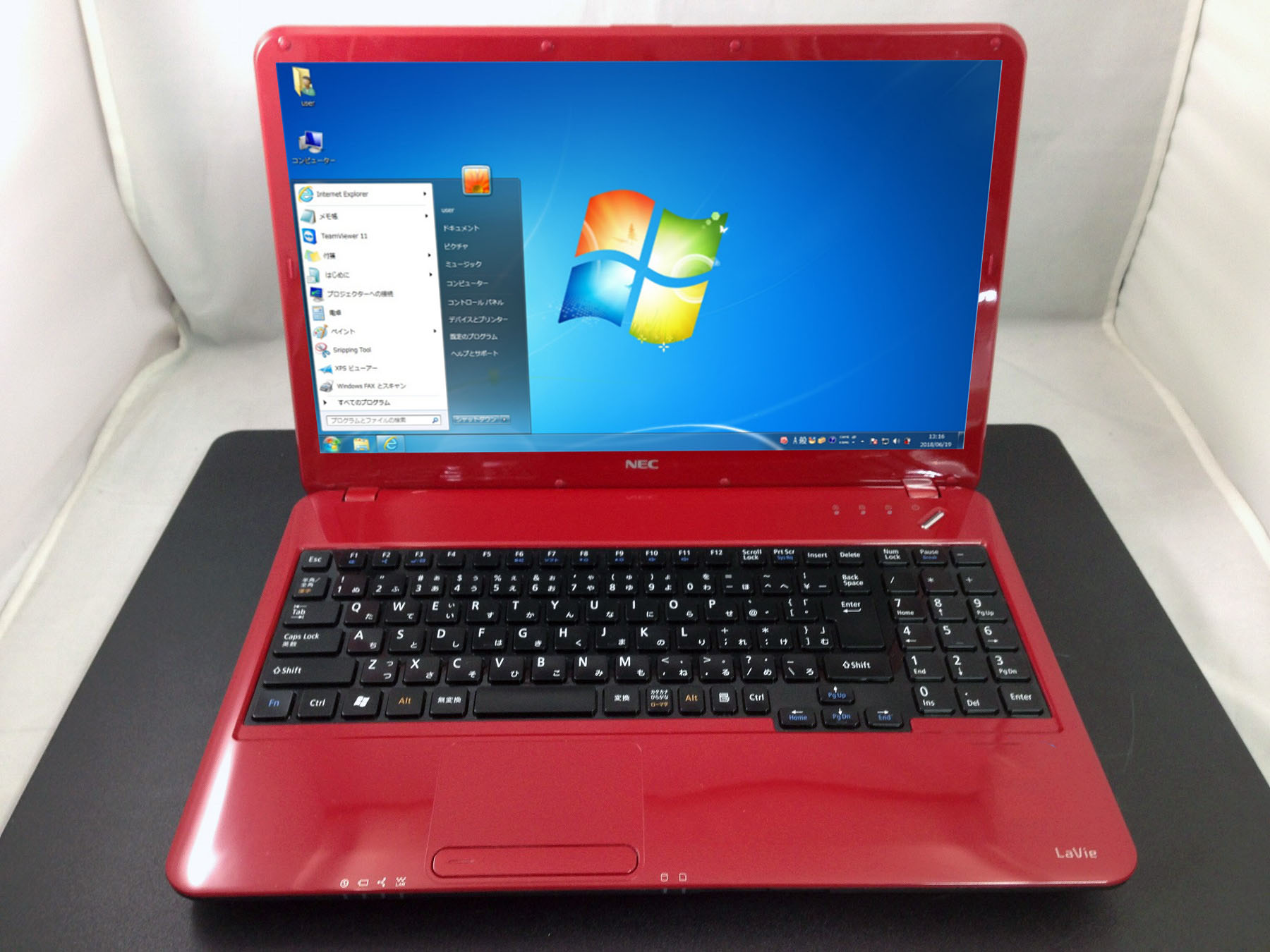 NEC  PC-LS150D  ノートパソコン レッド LaVie WEBカメラ/中古/15.6型/ノートPC/Win11/爆速新品SSD512GB