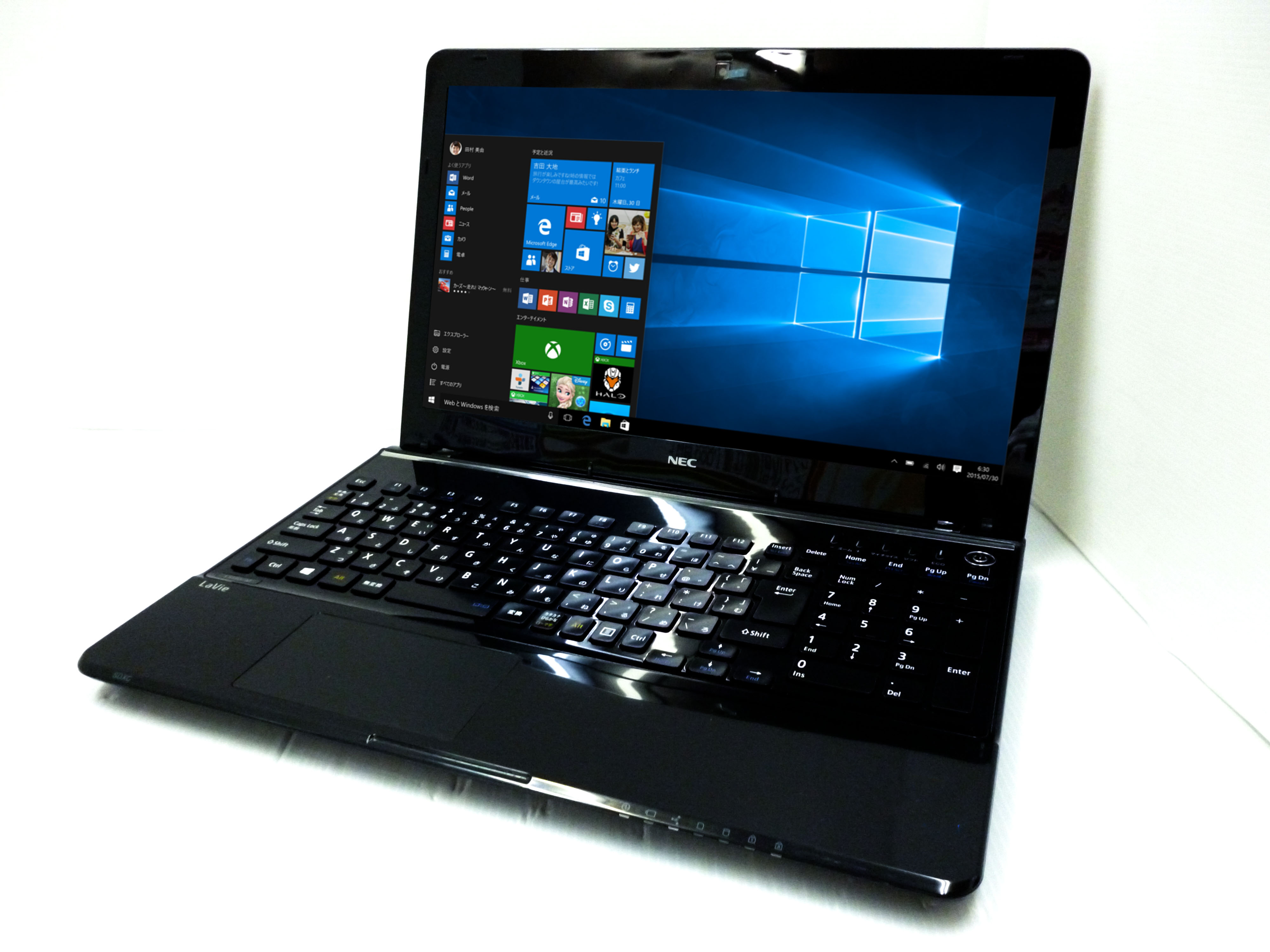 設定済❤NEC　LAVIE　LS150/L❤ブラック❤Win11❤無線マウス付き LaVie WEBカメラ/中古/15.6型/ノートPC/Win11/爆速新品SSD512GB