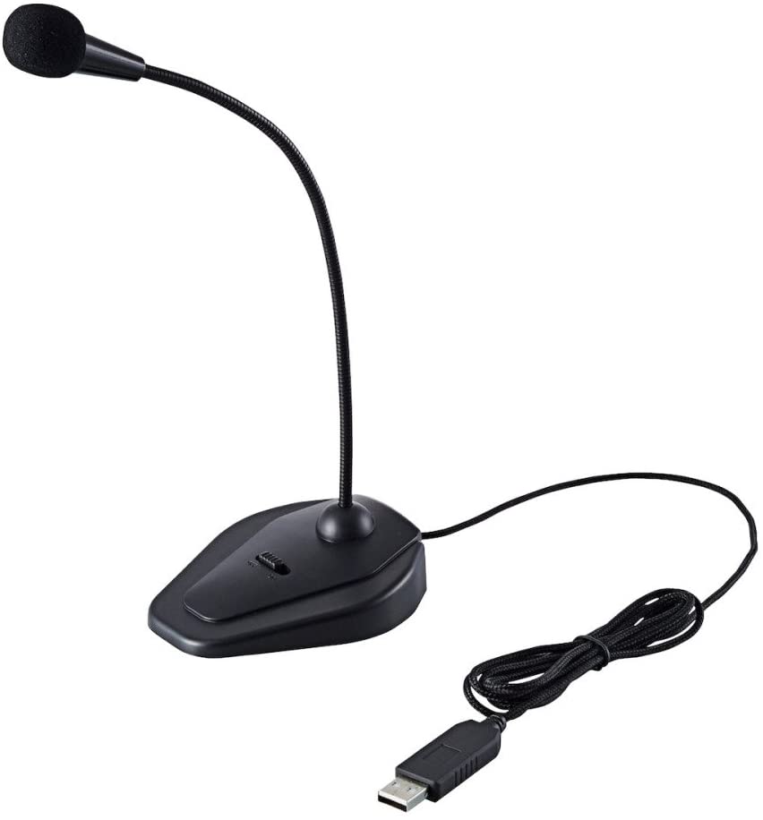ELECOM USBスタンドマイク HS-MC05UBK
