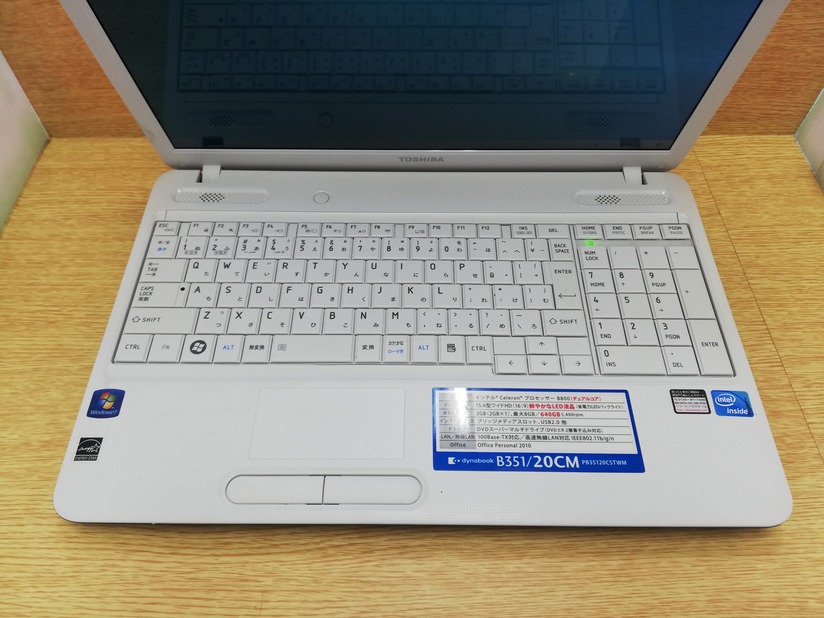 B351/20CM ホワイト 500GRW 無線LAN Windows10 B351/20CM ホワイト 500GRW 無線LAN Windows10の通販 by 中古