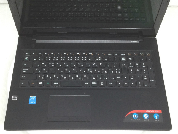 Lenovo G50-80(CPU： Core i5 5200U 2.2GHz/メモリ：4GB/HDD：500GB)高