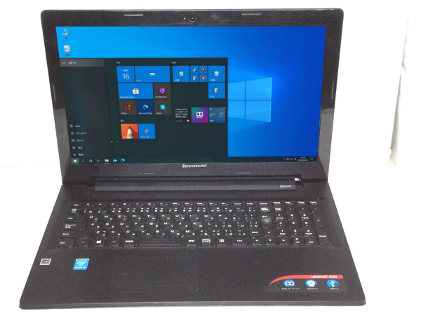 ノートパソコン　Lenovo G50-80 SSD500GB メモリ12GB Lenovo G50-80(CPU： Core i5 5200U 2.2GHz/メモリ：4GB/HDD：500GB)高