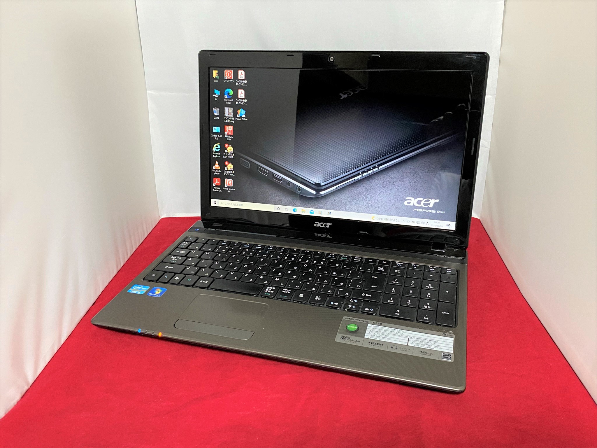 Acre. ノートパソコン Aspire5750 Acer Aspire 5750 ノートPC Win7