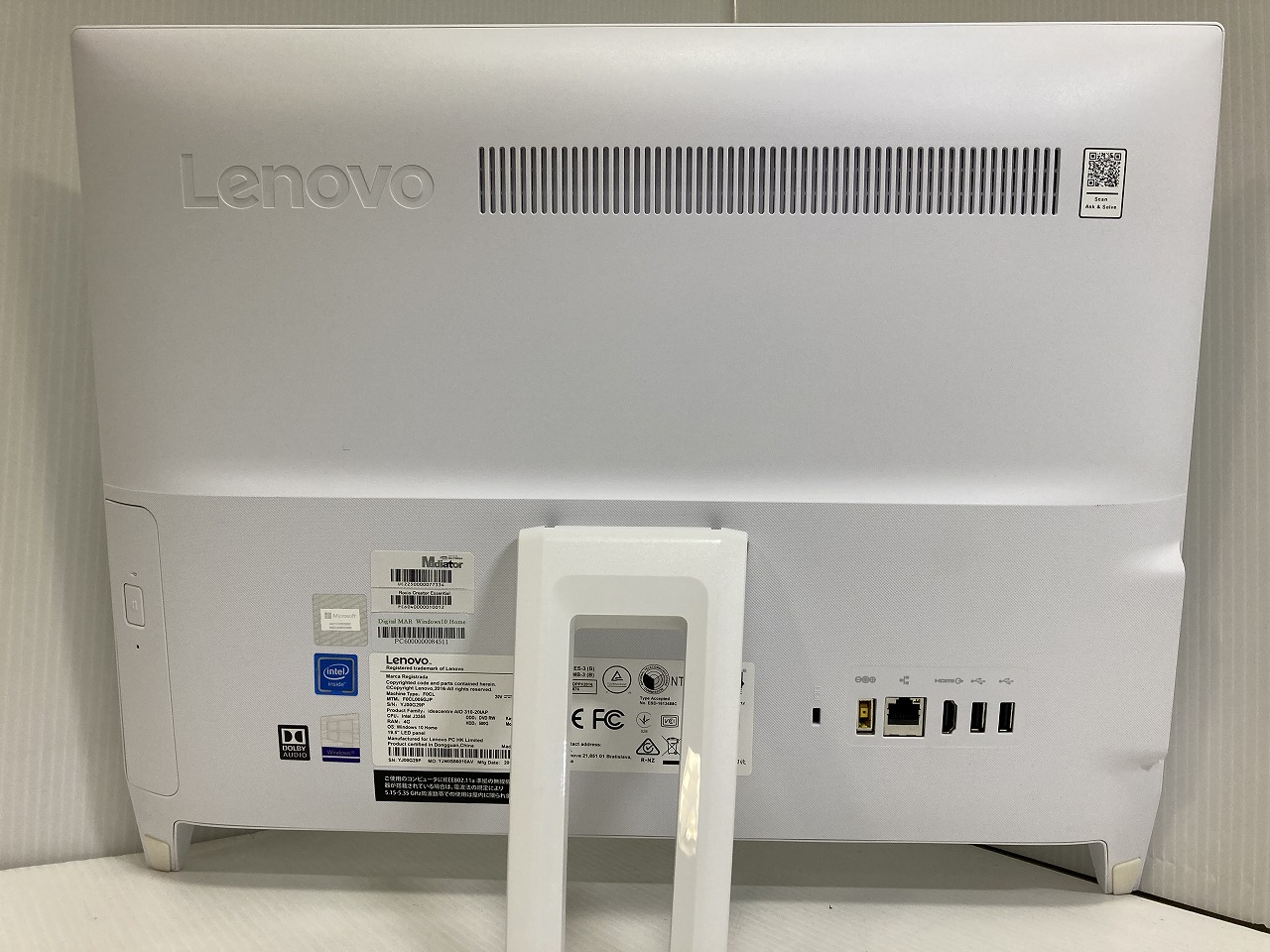 Lenovo ideacentre AIO 310-20IAP F0CL005GJP (CPU：Celeron