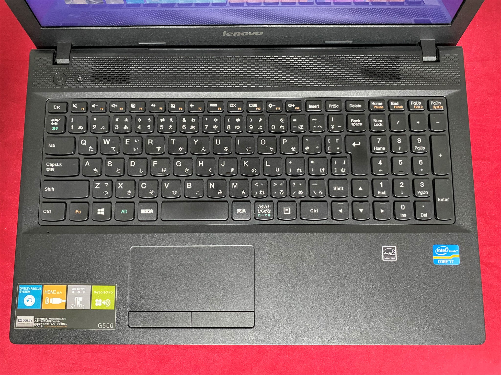 Lenovo G500 (Core i7 3632QM 2.20GHz/4GB/HDD:500GB) Windows8