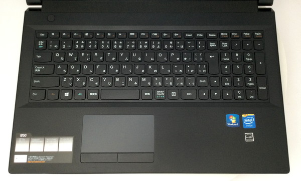 Lenovo B50-30(CPU： Celeron N2830 2.16GHz/メモリ：4GB/HDD：500GB