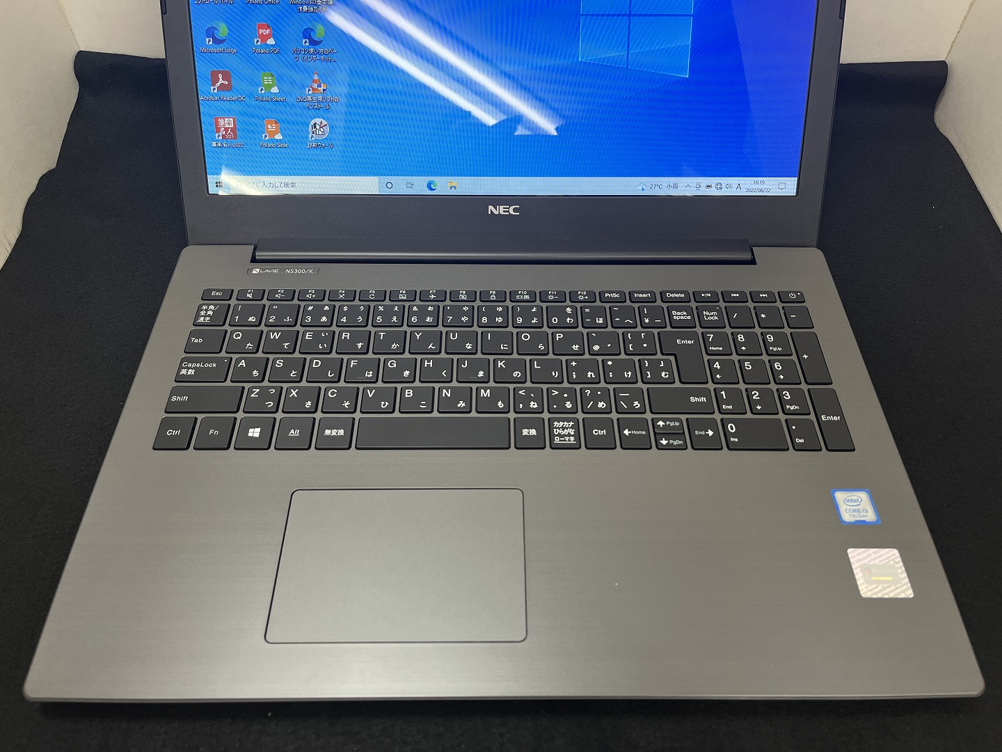 【美品】NEC LAVIE ノートパソコン Office付き NS300/K NEC Lavie NS300/K Intel Core i3-7020U 2.3GHz SSD 240GB RAM