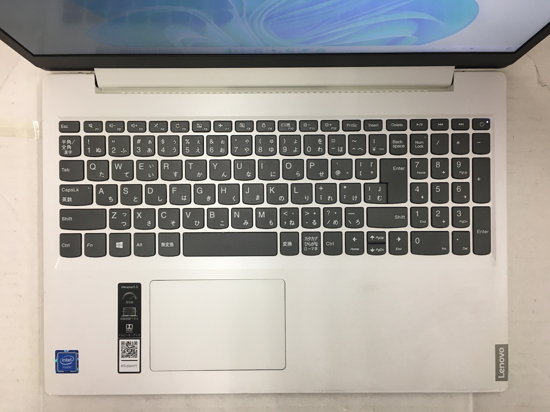 【格安】Lenovo IdeaPad L3 15IML05 ホワイトノートPC Ideapad Lenovo ideapad L3 15IML05(81Y3) / Celeron 5205U 4GB
