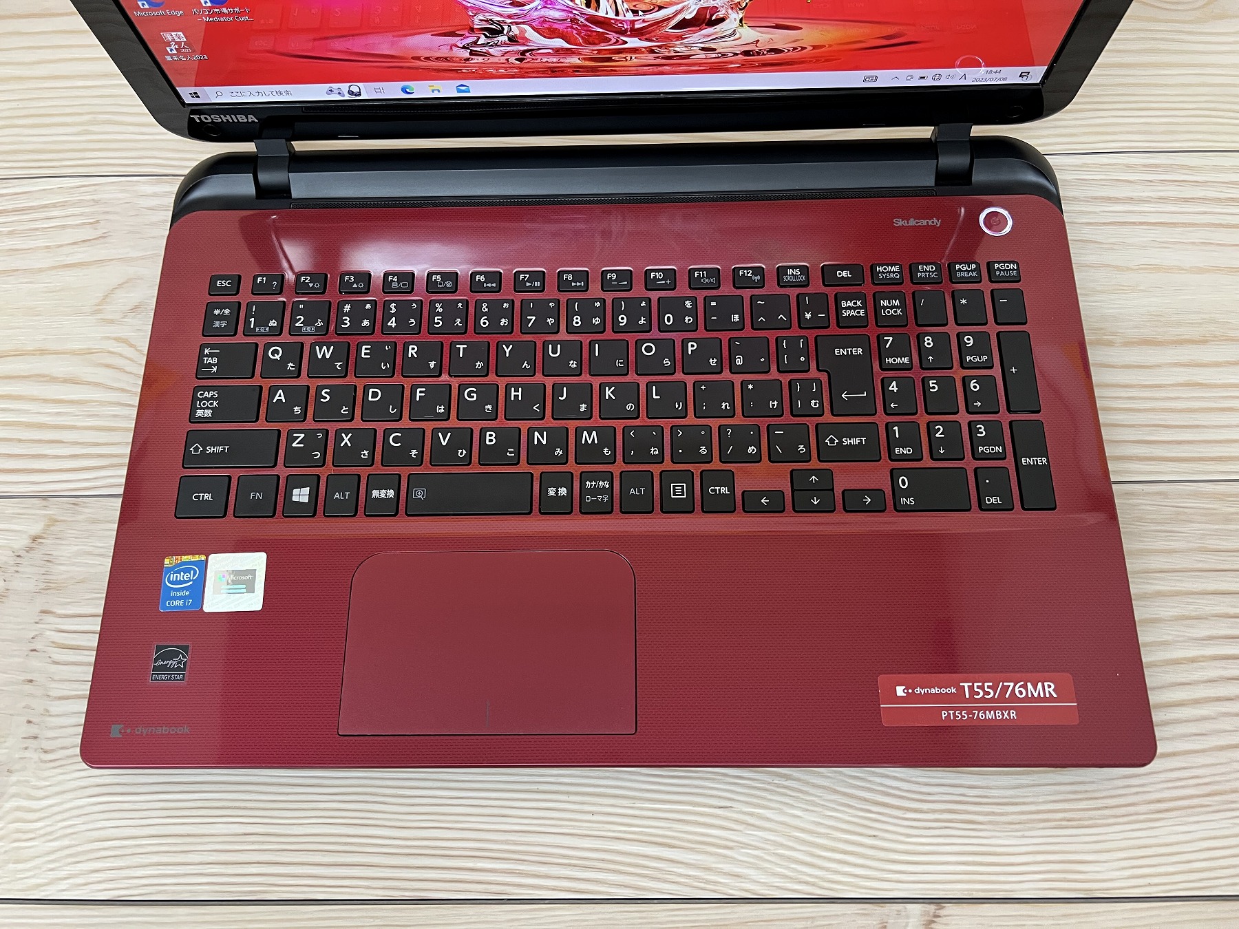 東芝　dynabook T55/RR レッド T55/R モデナレッド 仕様 2015夏モデル PT55RRP-BHA | dynabook