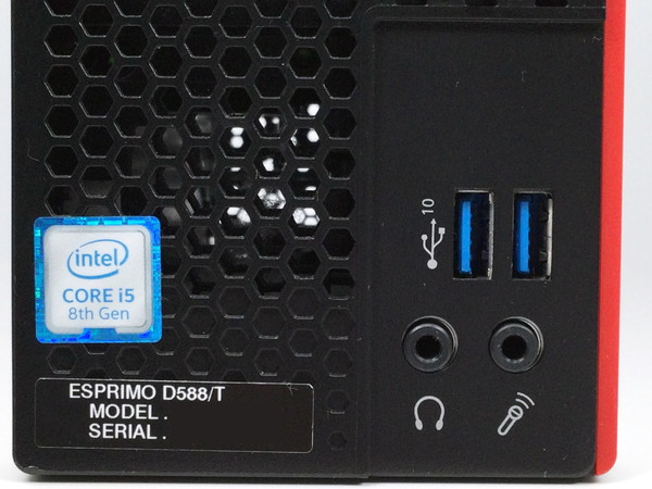 富士通 ESPRIMO D588/T(CPU：Core i5 8500 3GHz/メモリ：16GB/HDD