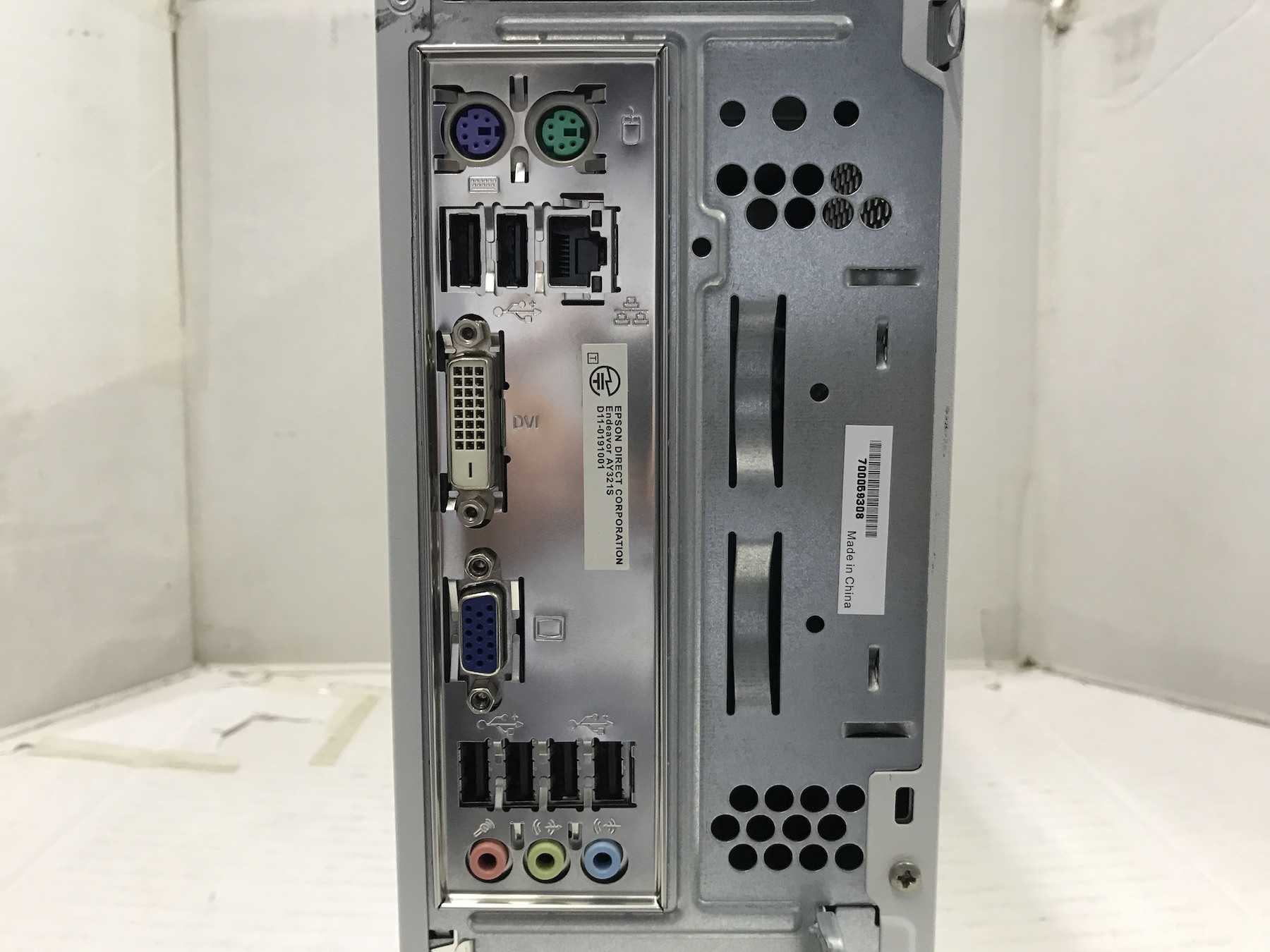 エプソン Endeavor AY321S Core i5 EPSON Endeavor AY321S (Core i5 3470S 2.9GHz/8GB/SSD240GB