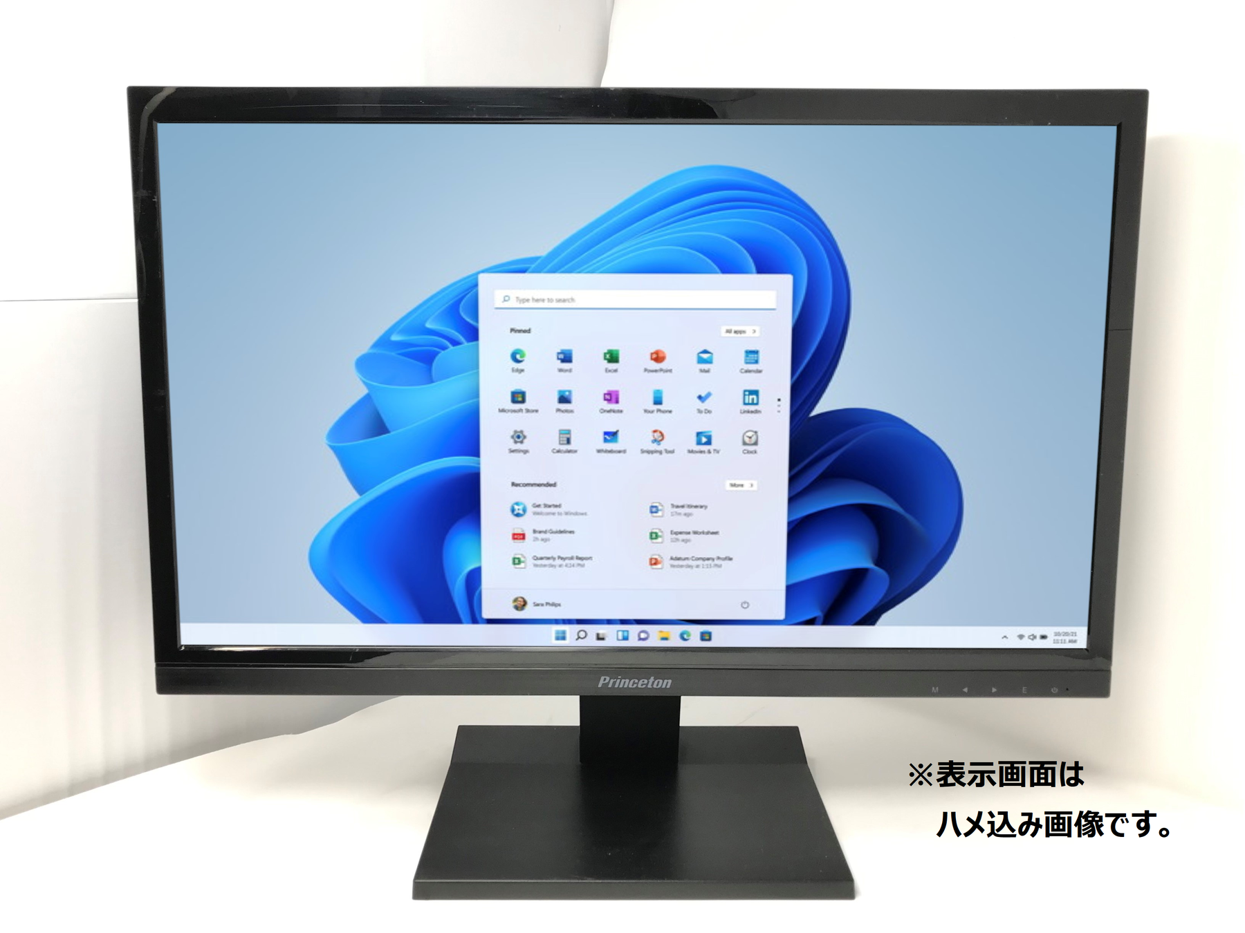 21.5インチモニター プリンストン PTFBKF-22W(ブラック)