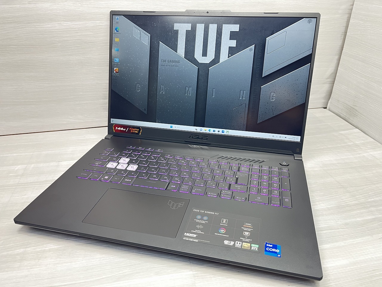 ASUS TUF GAMING F17 FA707ZM-I7R3060　高性能ゲーミングノートPC　長崎店