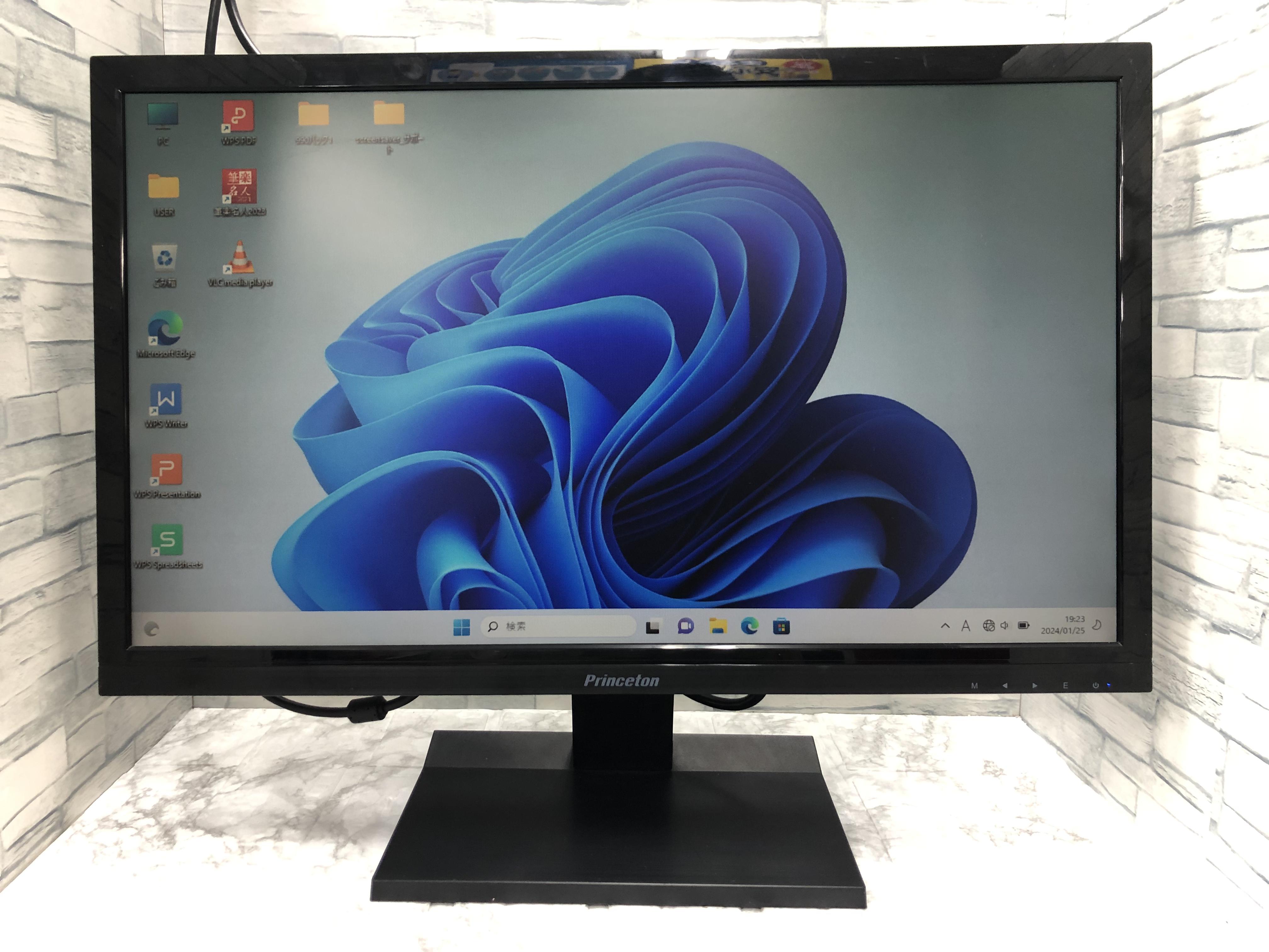 Princeton 23.6インチモニター PTFBKF-24W ★フルHD液晶・スピーカー内臓