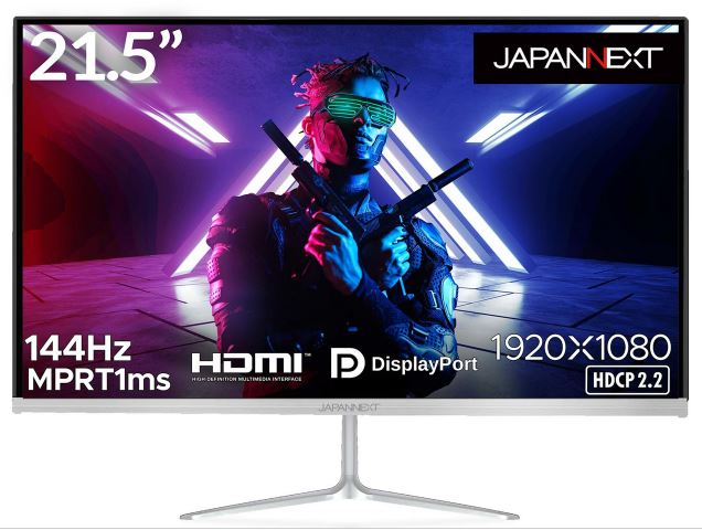 JAPANNEXT 21.5インチワイドモニター JN-T215FLG144FHD ★ゲーミング対応フルHD液晶・スピーカー内臓