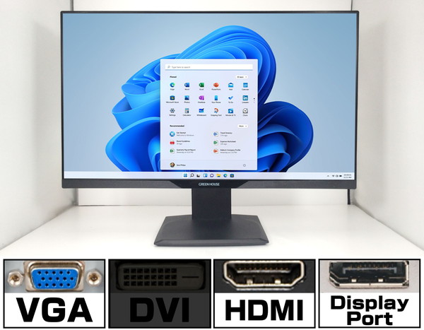 GREEN HOUSE 23.8インチモニター GH-LCW24LH-BK
