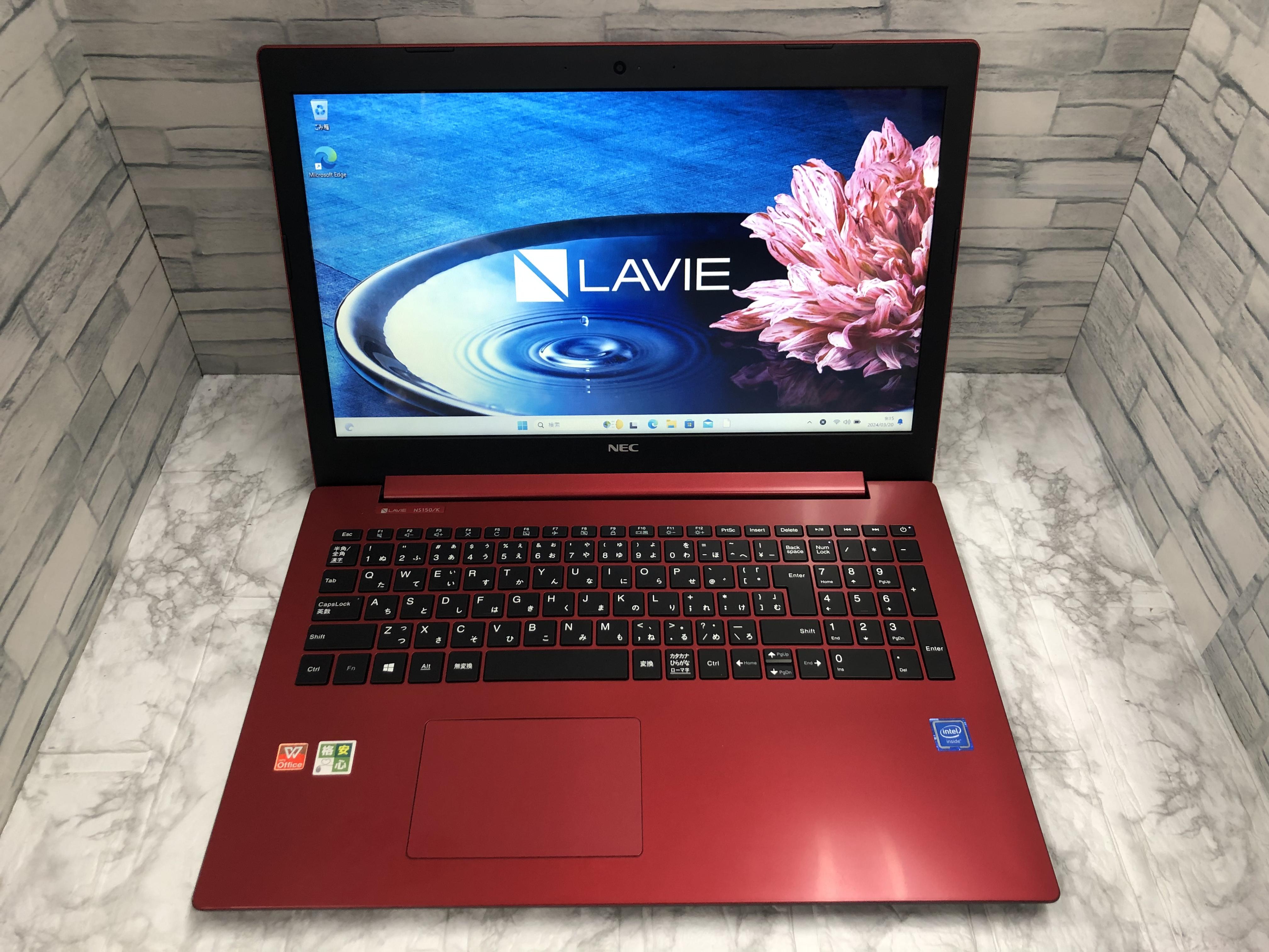 NEC LaVie NS150/K ★WEBカメラ・テンキー・無線LAN搭載！