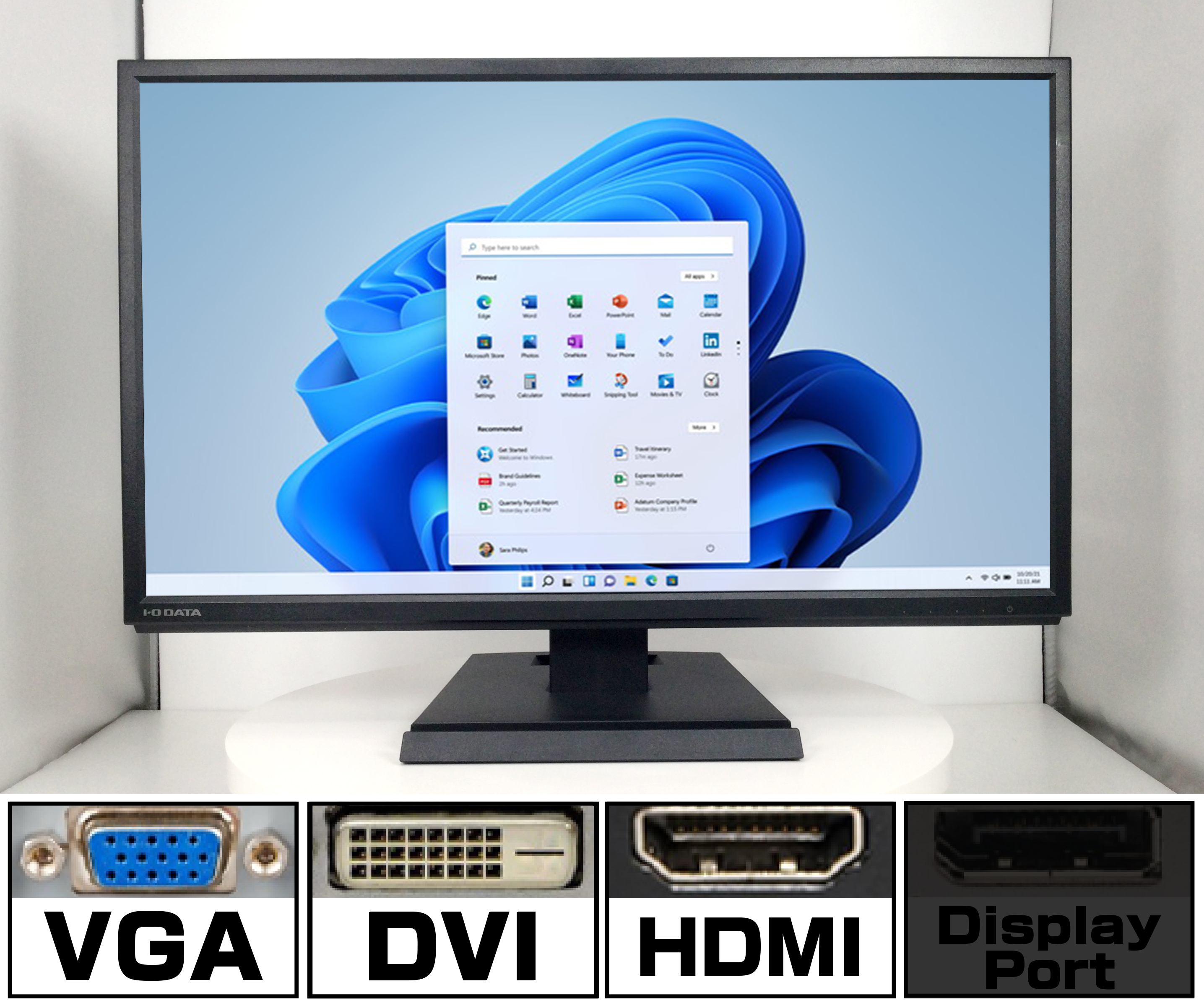 I-O DATA 21.5インチモニター LCD-MF224EDB