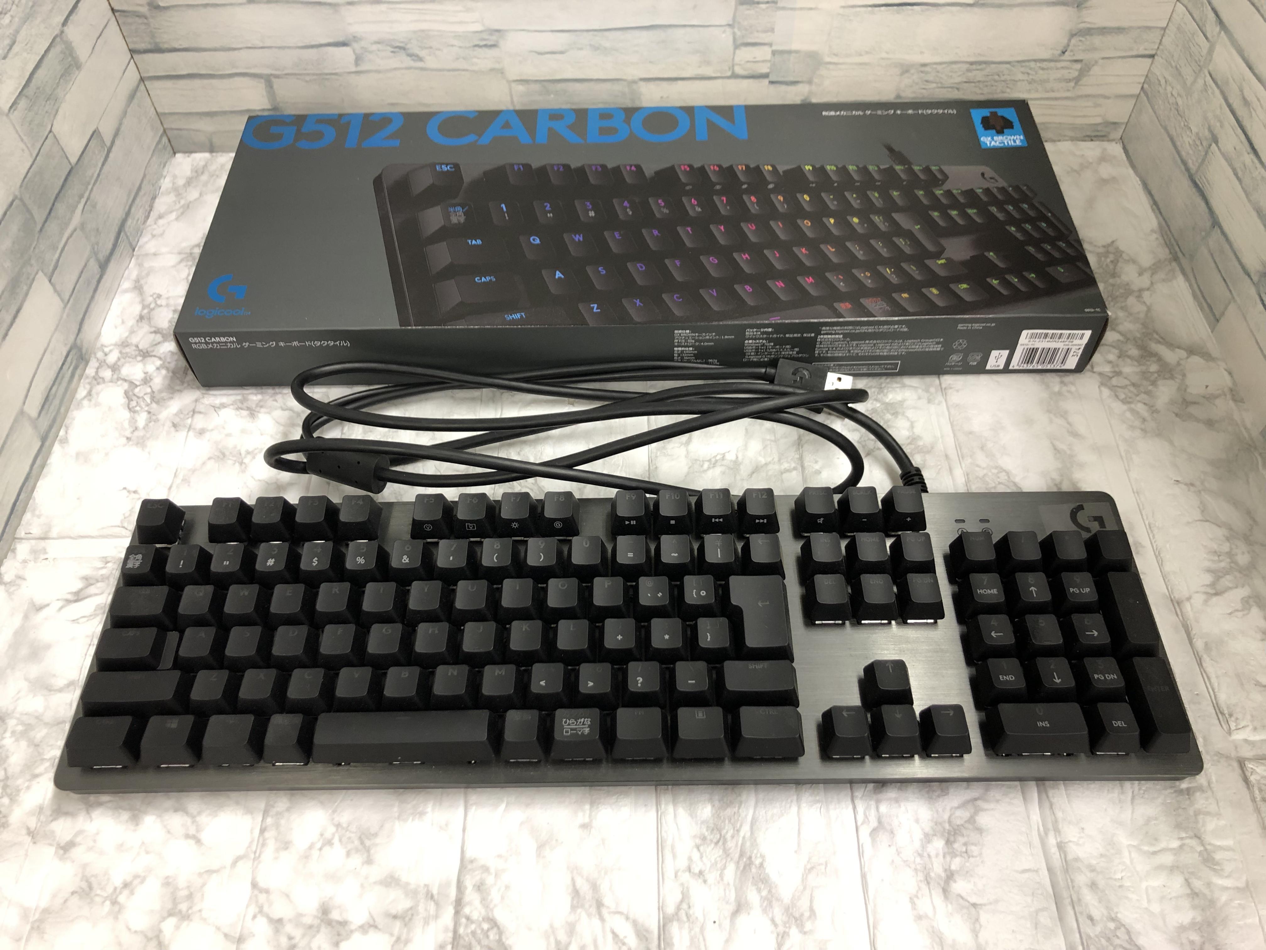 ロジクール G512 CARBON USBキーボード ★メカニカルゲーミングキーボード