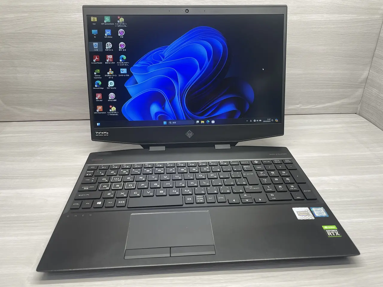 HP 15-dh0010TX（第9世代CPU）（RTX2060 VRAM：6GB）