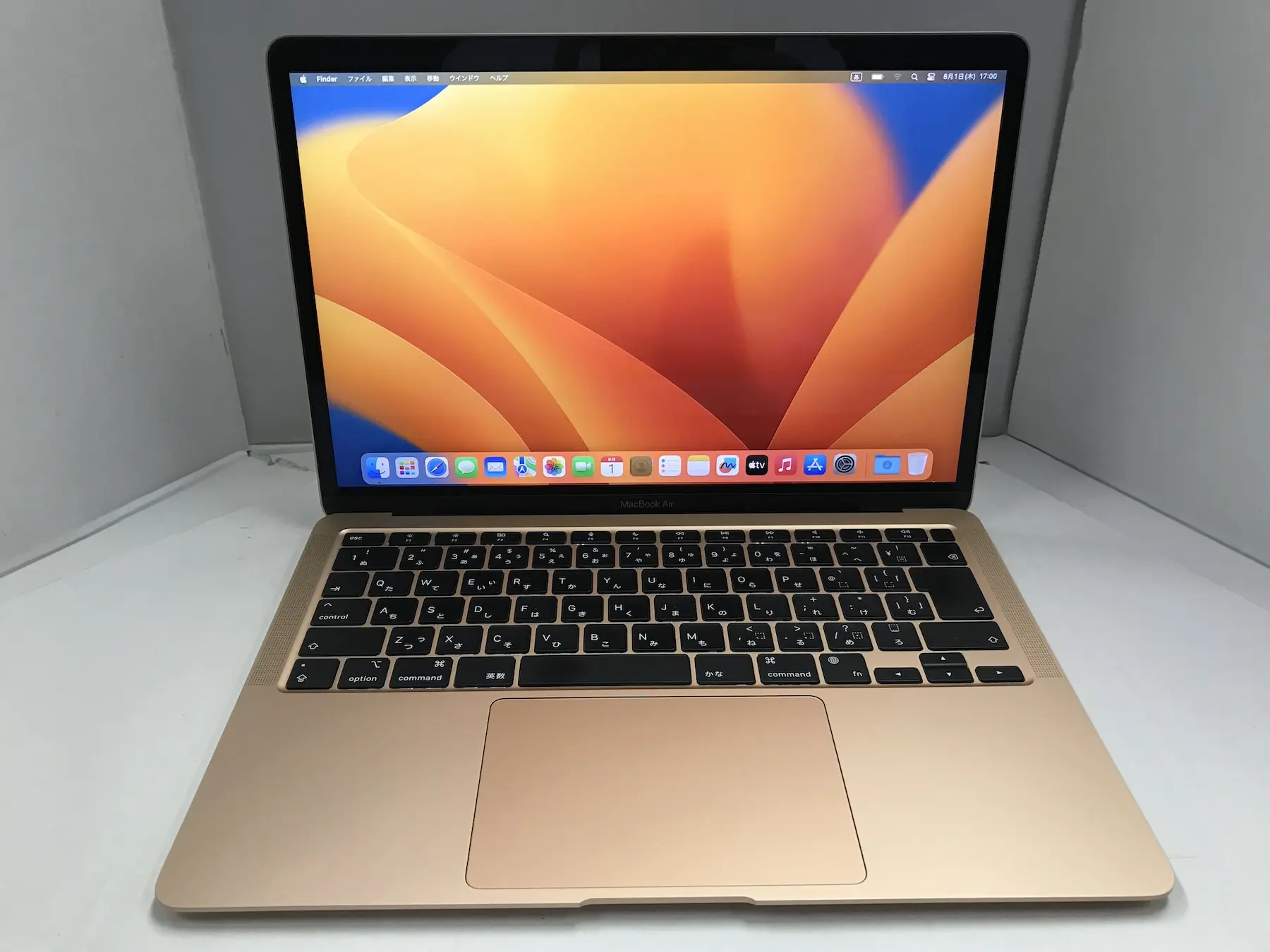 Apple MacBookAir 2020 ゴールド M1モデル