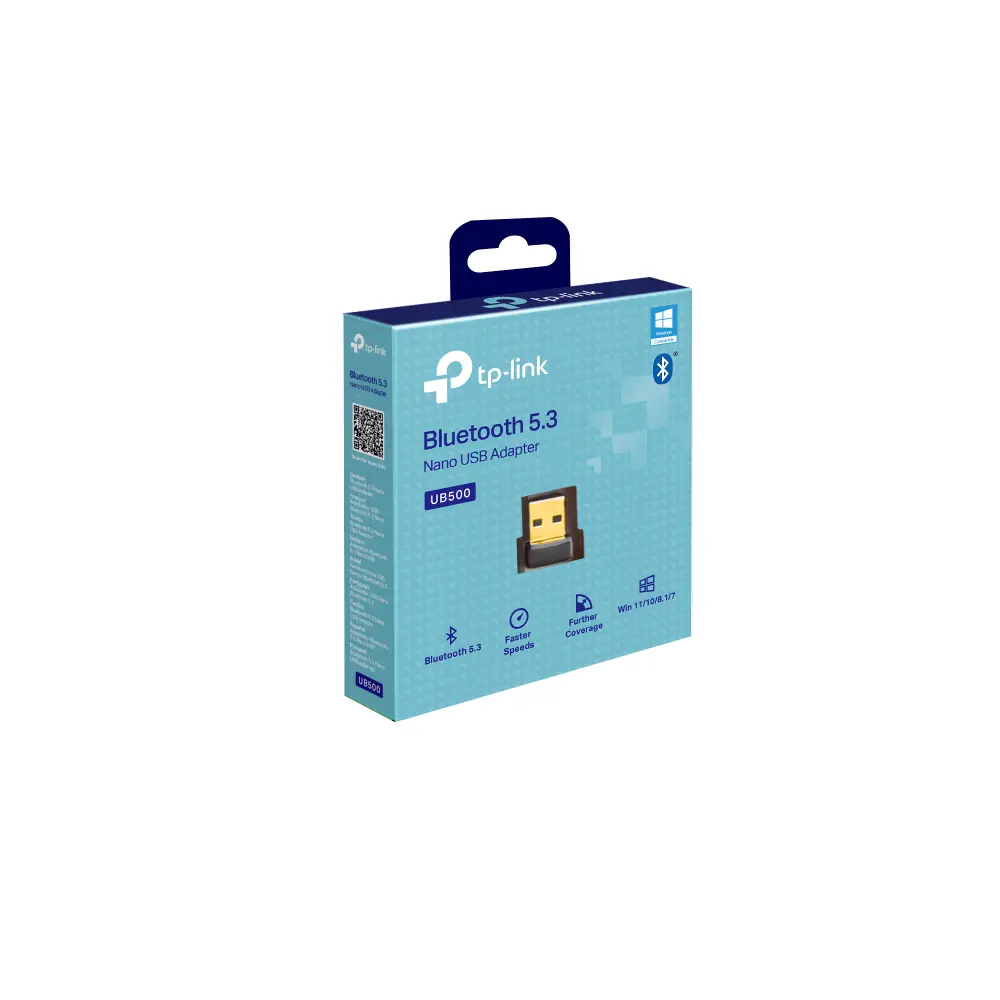 TP-Link　Bluetoothアダプター USB2.0 Bluetooth5.3 黒　UB500(JP)V2