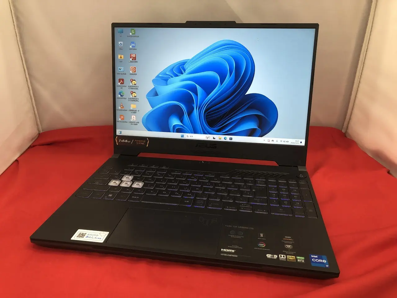 ASUS TUF GAMING F15 FX507Z(第12世代CPU）