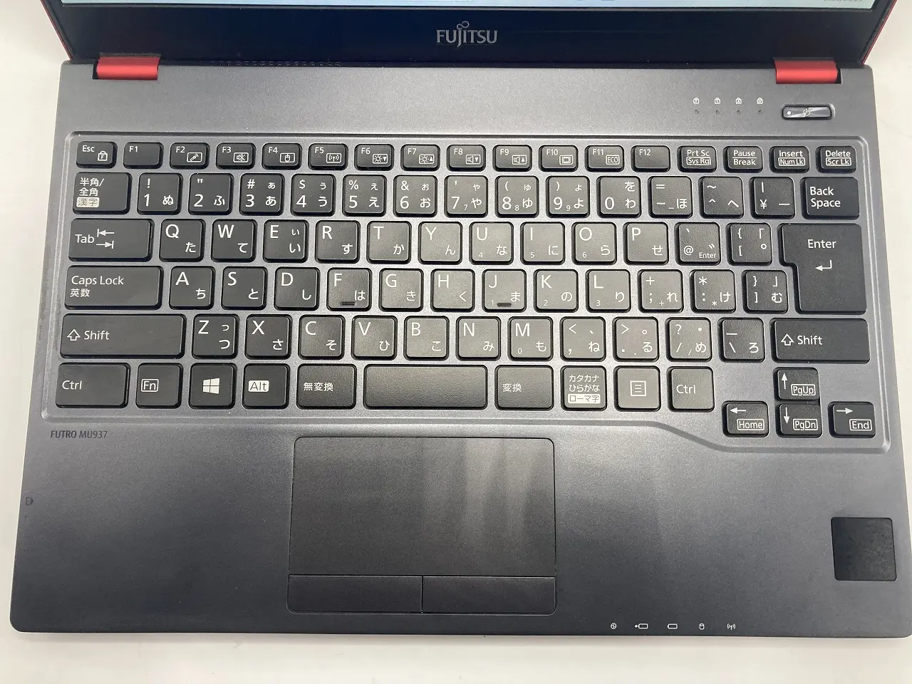 Fujitsu ノートPC レッド FUTRO MU937 滅多に見ない珍品？富士通法人向けシンクライアント端末FUTRO