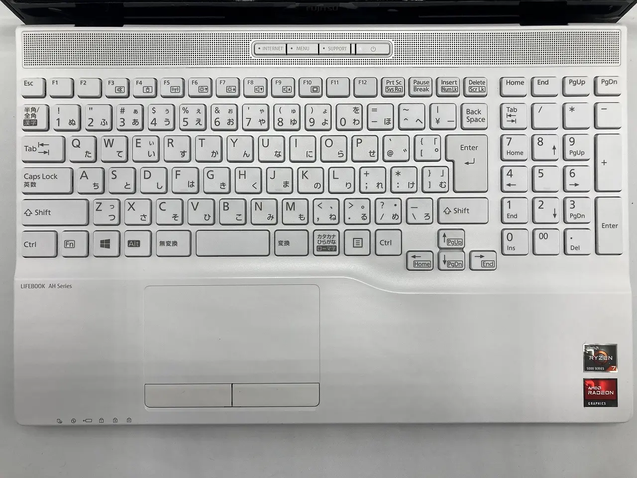 富士通 LIFEBOOK AH48/G2 Win11 Ryzen搭載 FHD 富士通 LIFEBOOK AH48/H (AMD Ryzen 7 5700U 1.80GHz/8GB/256GB