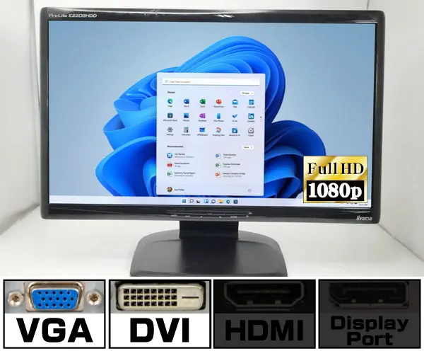 iiyama 21.5インチモニター ProLite E2208HDD


