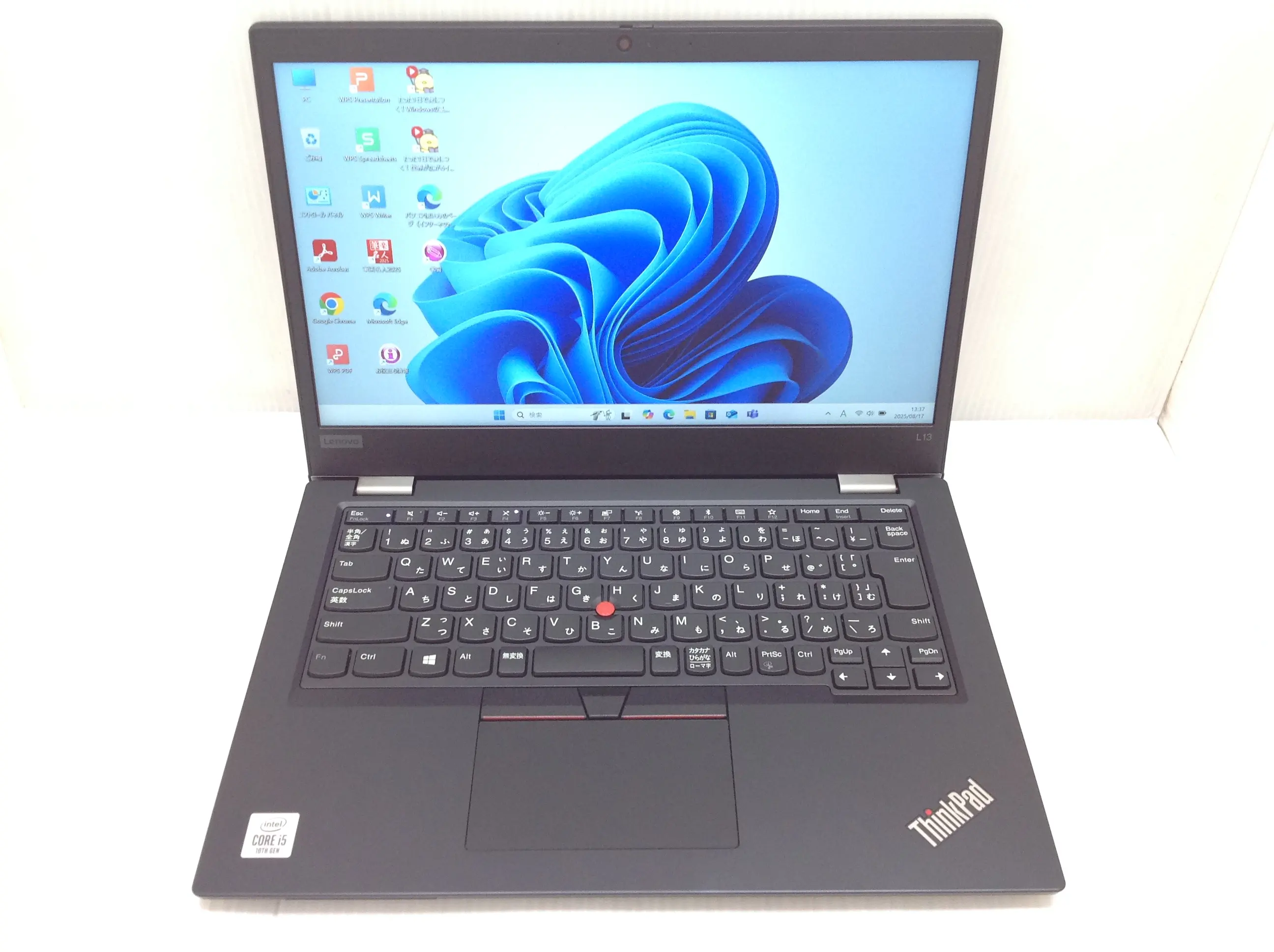 Lenovo ThinkPad L13 20R4 Win11Pro・SSD・タッチパネル対応モデル