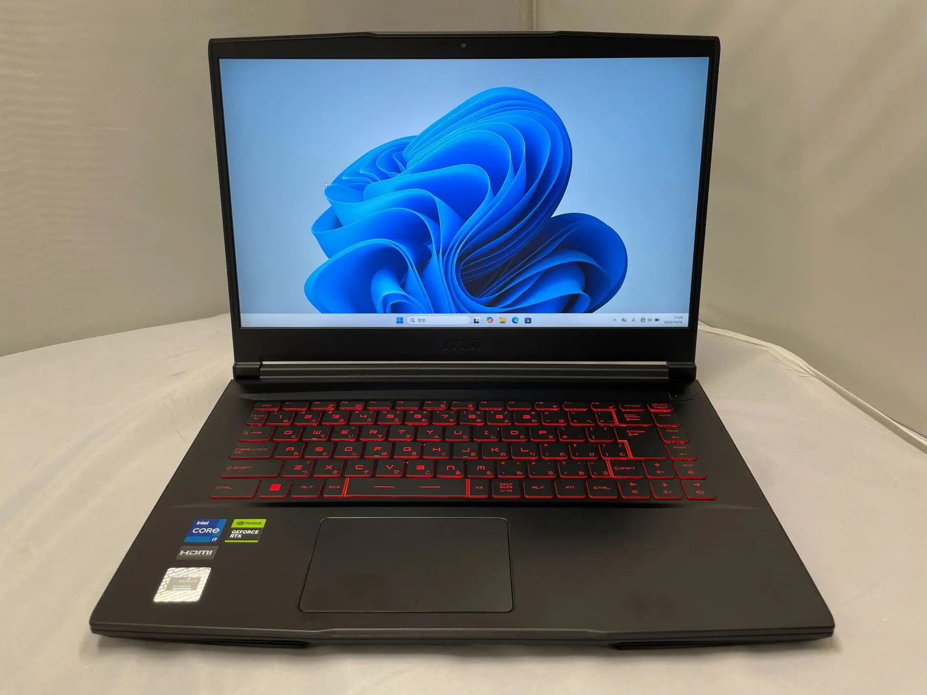 MSI Thin FG63 12ve(12世代)