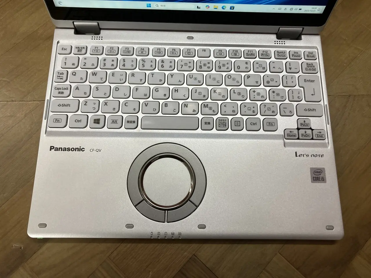 Let'snote QV9(CPU： Core i5 10210U 1.6GHz/メモリ：8GB/SSD：256GB)