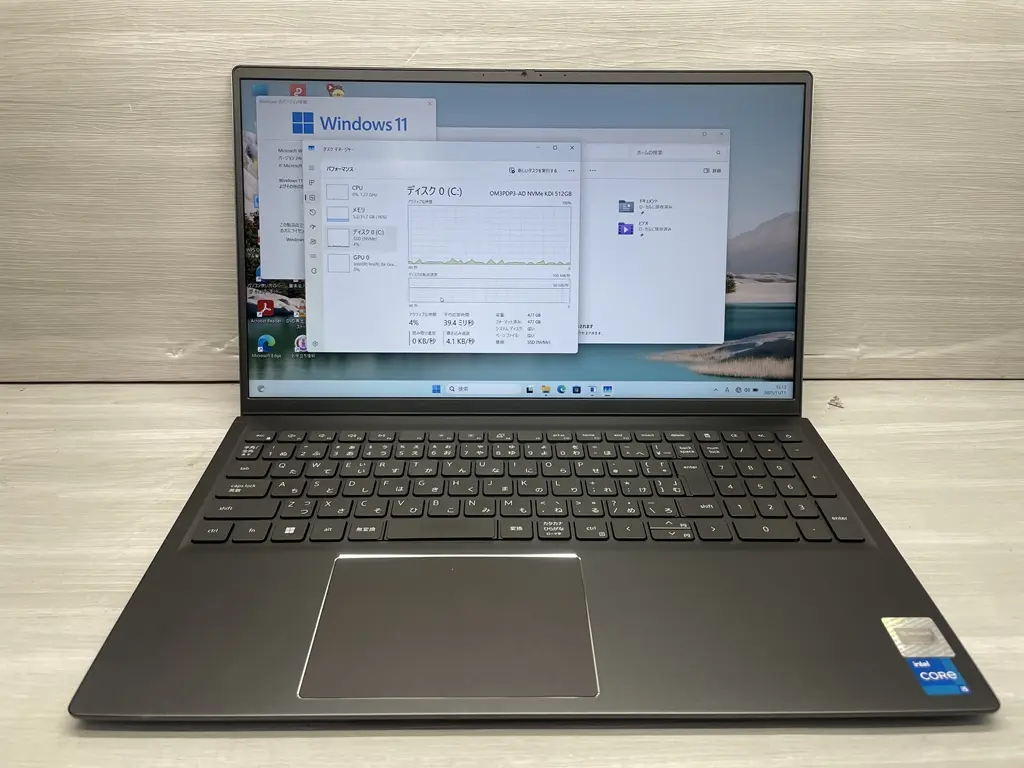 DELL Vostro 15 5510 (CPU：Core i5 11320H 2.5GHz/メモリ：32GB/SSD