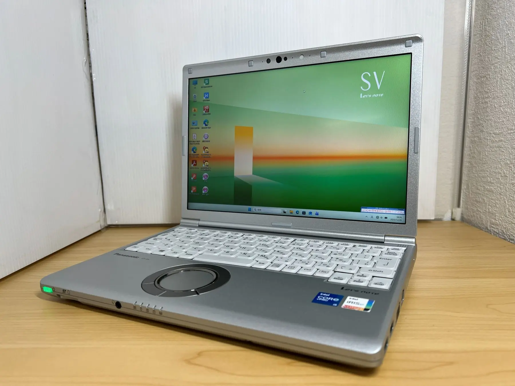 Let's note SV1(CPU： Core i5 1145G7 2.6GHz/メモリ：16GB/SSD：256GB)