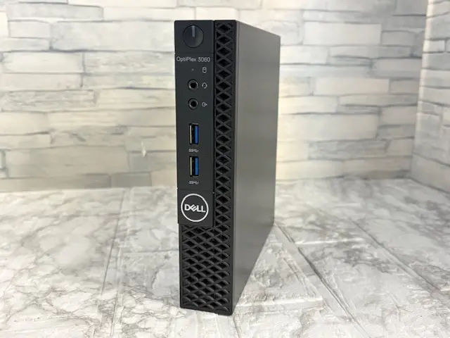 DELL Optiplex 3060 Micro( Corei3-8100T 3.1GHz /8GB/SSD 256GB )第8世代コンパクトデスクトップ！日常使いやお仕事に！側面にシール痕ありの為特価！熊本店
