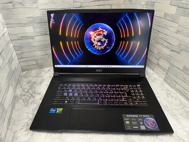 MSI KATANA17 B13VGK(Corei7-13620H 2.4GHz /16GB/SSD 512GB )2024年製13世代Corei7!GeForceRTX4070Laptop搭載のゲーミングノート！熊本店☆彡
