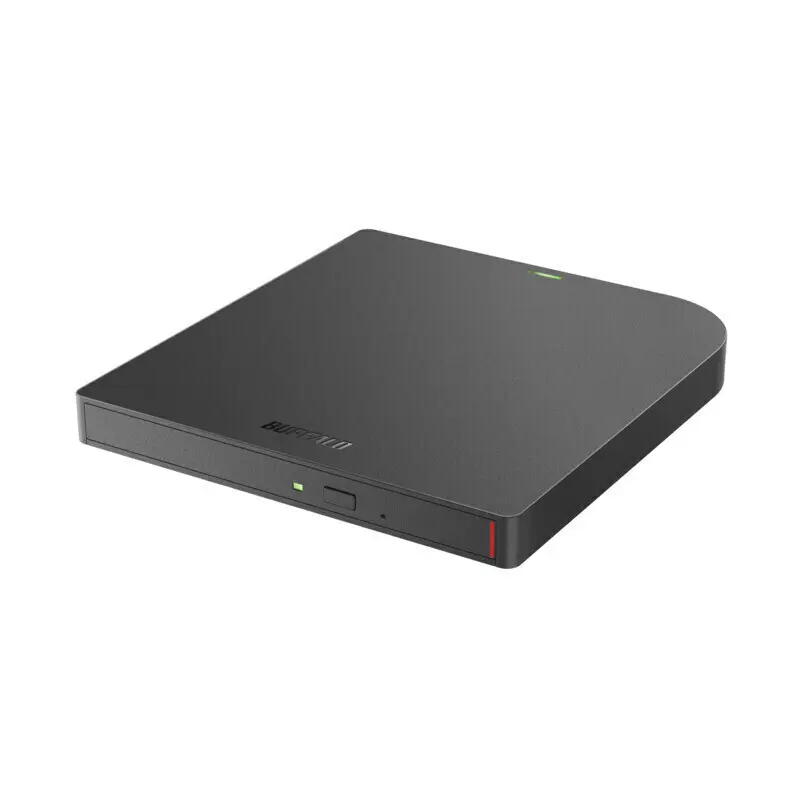 BUFFALO　ポータブルDVDマルチドライブ USB3.2 ブラック　DVSM-PUV8U3-BK/N