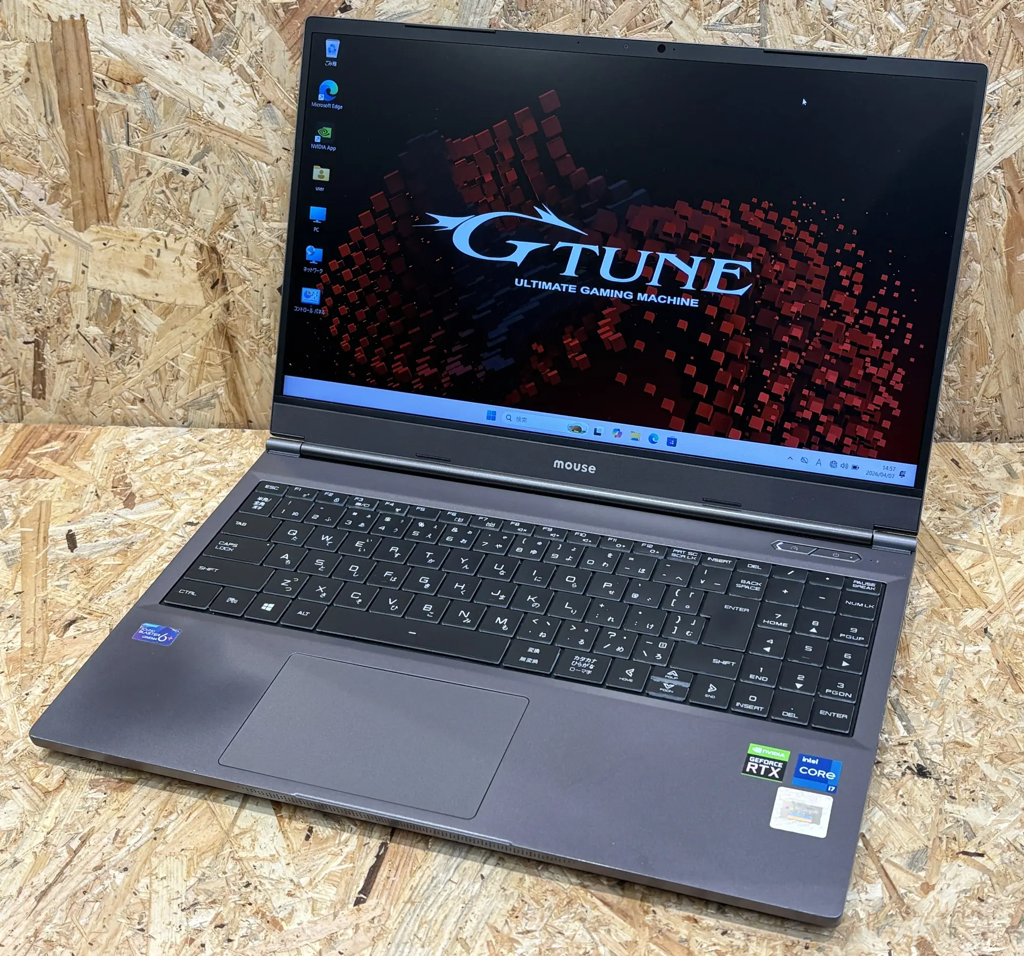 MOUSE COMPUTER TGLABW11-H（第11世代CPU）