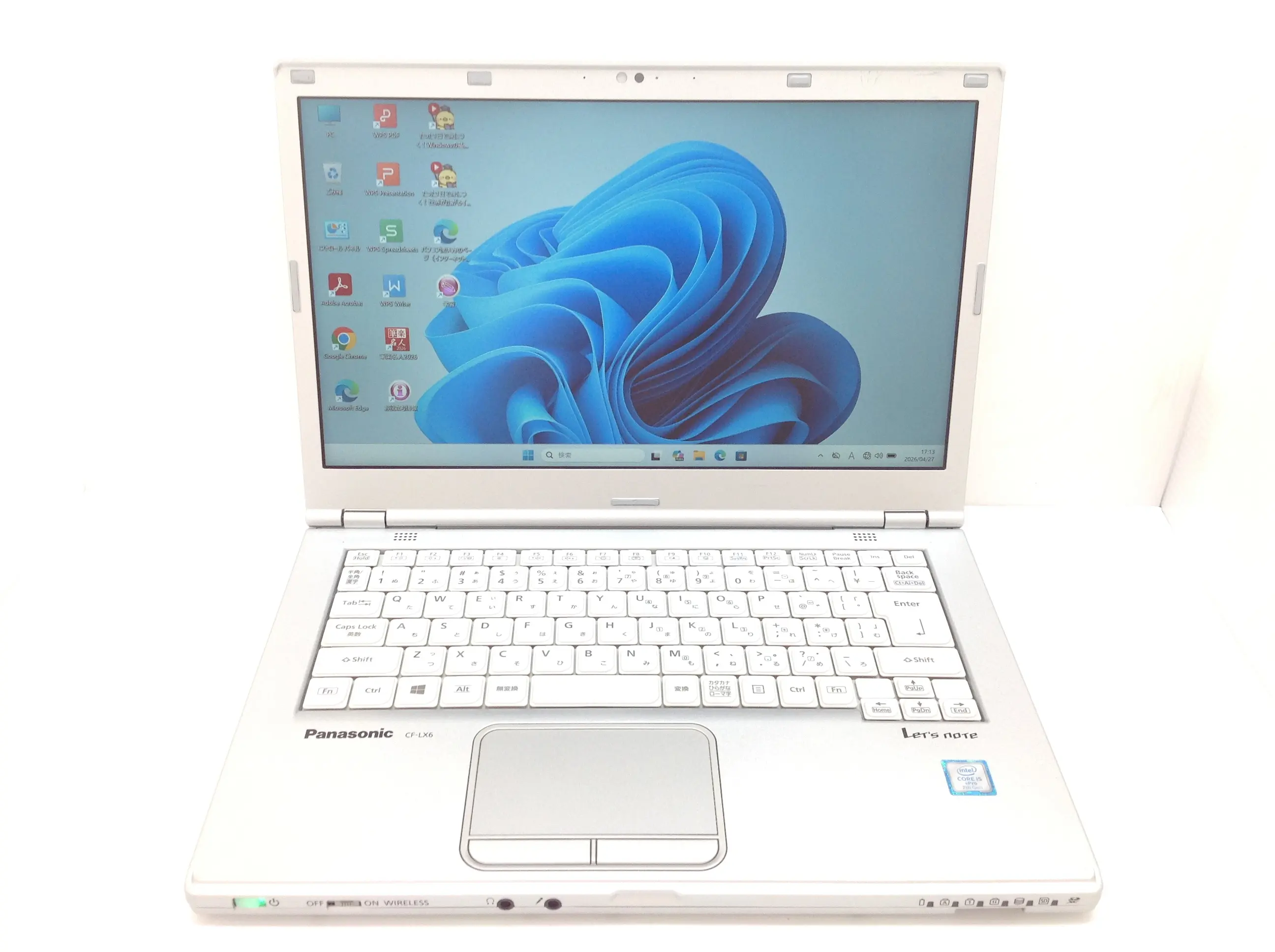 Panasonic Let's note CF-LX6RDPVS (第7世代CPU) Win11Pro・SSDモデル