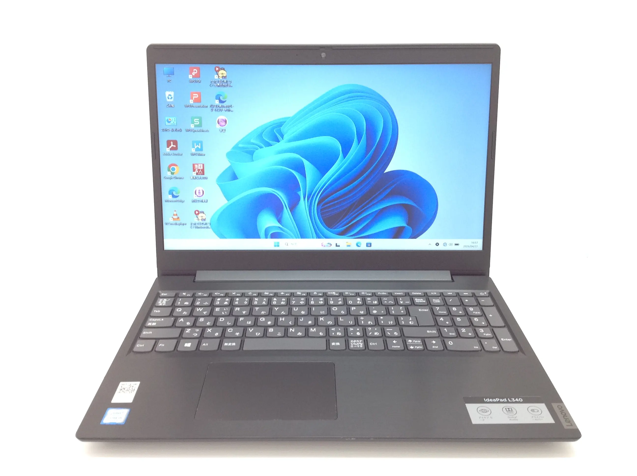 Lenovo IdeaPad L340 (第8世代CPU) Win11・SSDモデル
