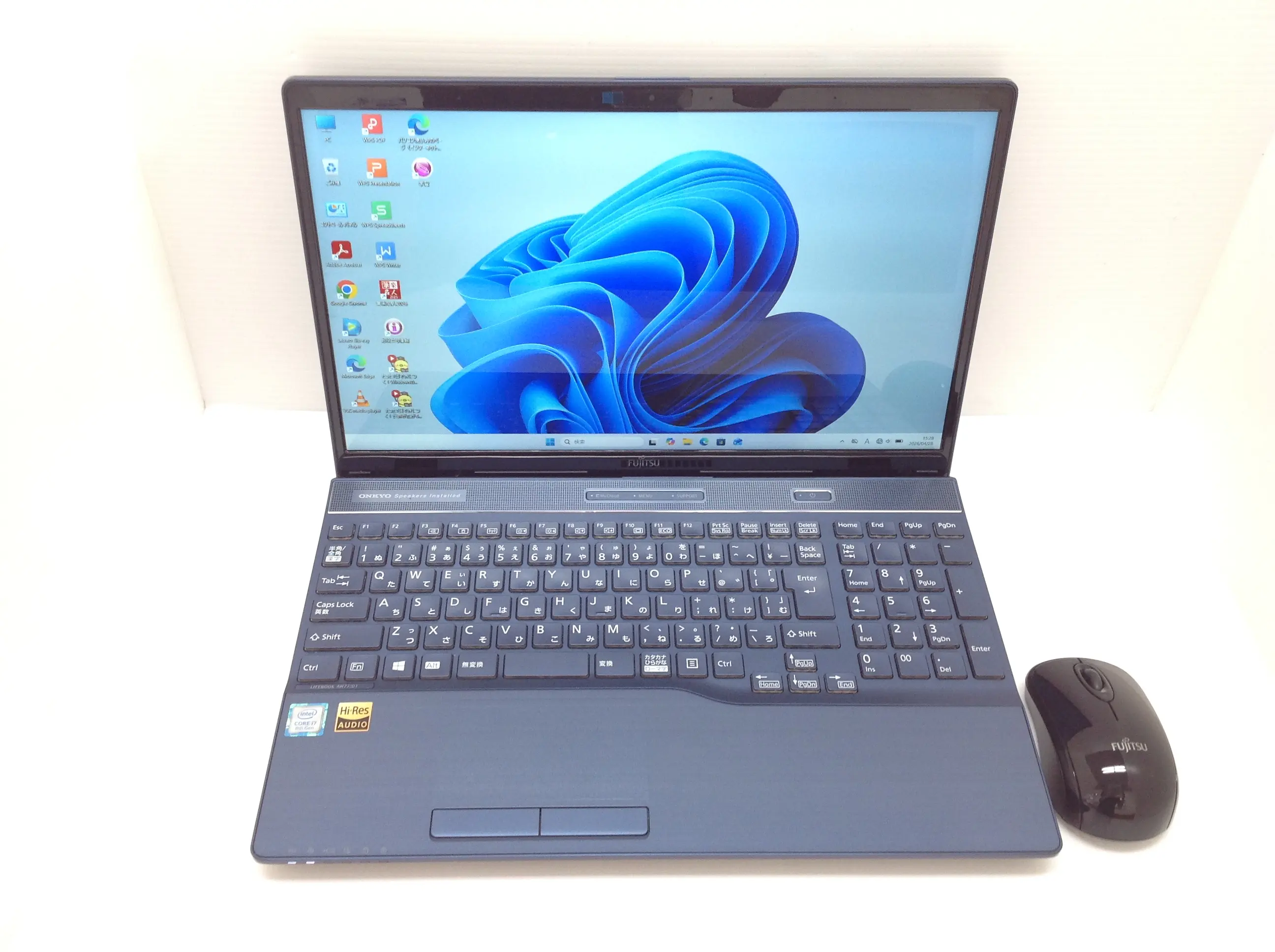 富士通 LIFEBOOK AH77/D1 (第８世代CPU) Win11・SSDモデル
