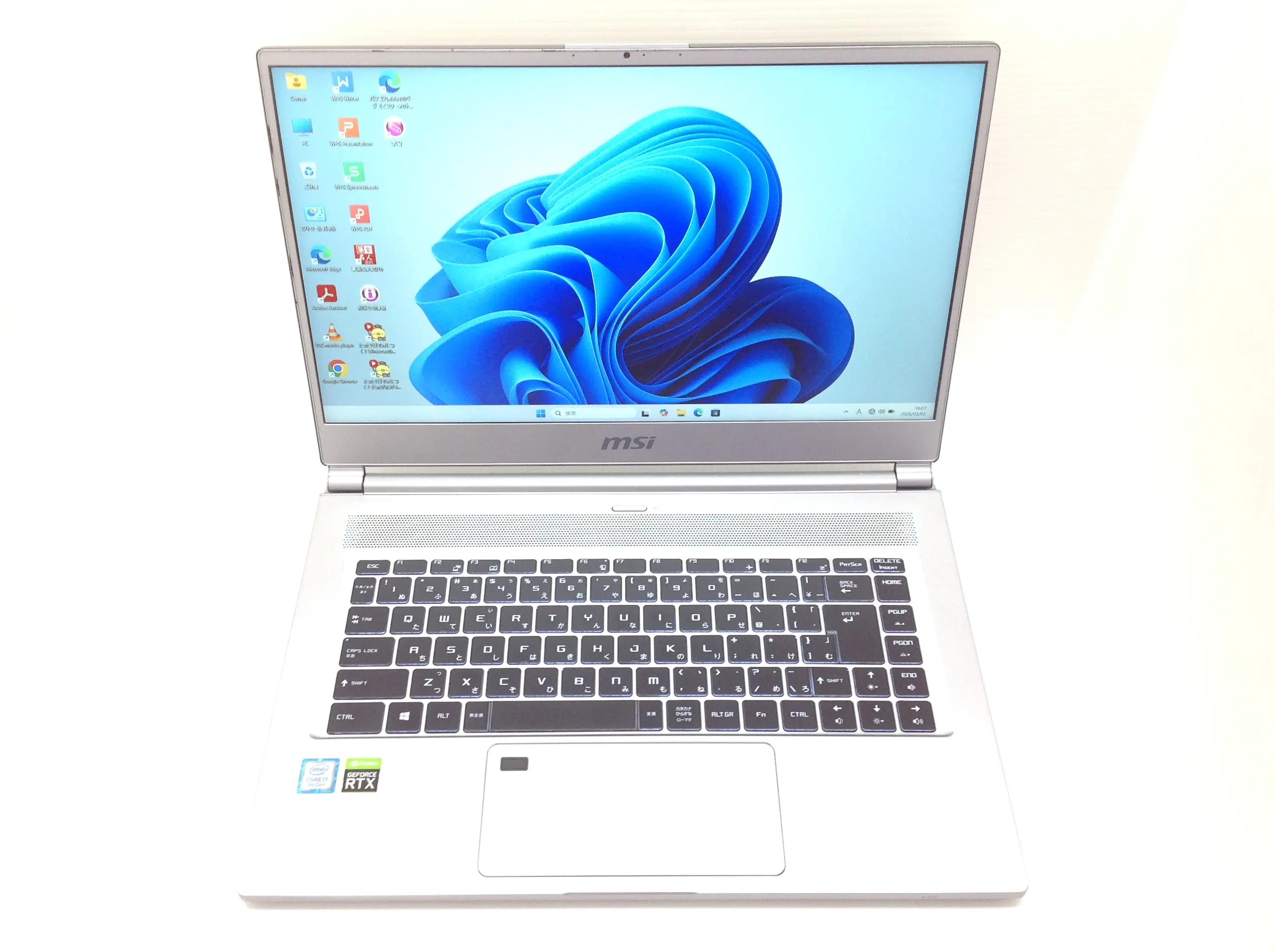 MSI P65 Creator 9SE-472JP (第9世代CPU) Win11・SSD・RTX2060モデル